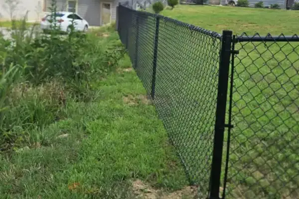 Galvanized Chain-Link Fence Installation